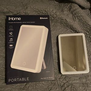 IHome Portable Rechargeable Lighted Vanity Speaker